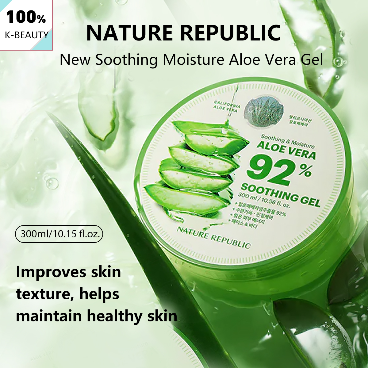 Luxury Skincare Korea - Nature Republic New Soothing Moisture Aloe