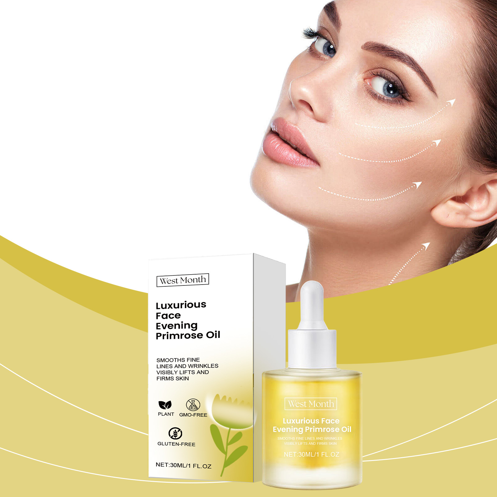 Luxury Natural Skincare - West Month Luxury Evening Primrose Oil