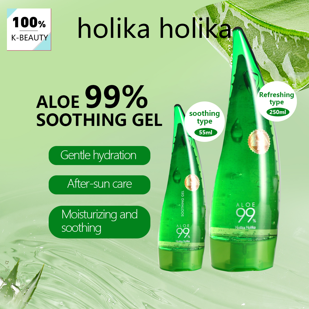 Luxury Skincare Korea - HOLIKA HOLIKA Aloe Soothing Gel,Soothing &