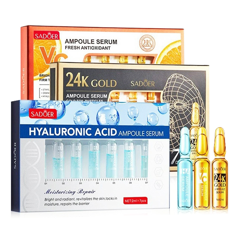 Growth Factor Serum - 7pcs/Kit SADOER Ampoule Vitamin C 24K