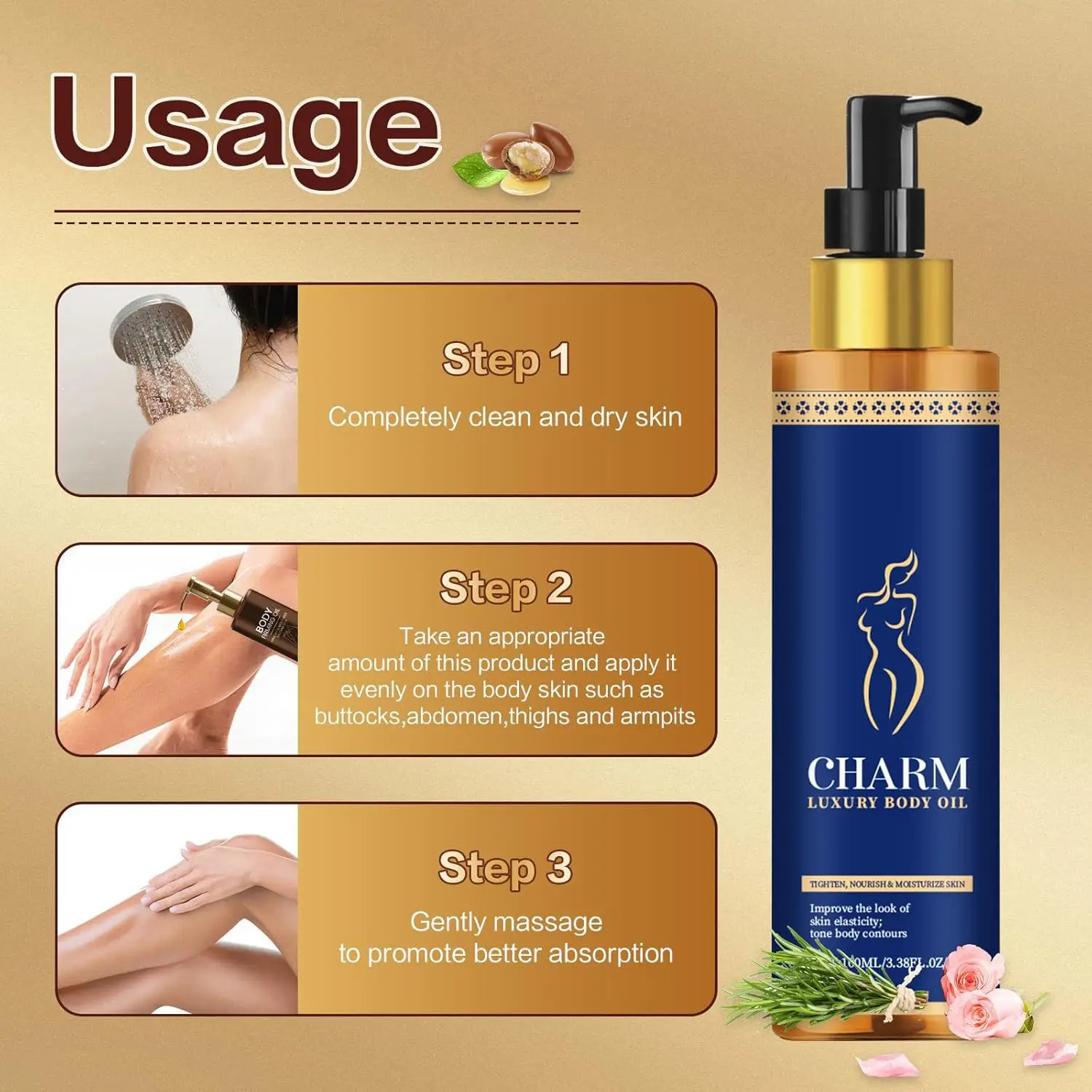 Firming Body Oil Luxury Body O - Luxury Skincare Lines review and price