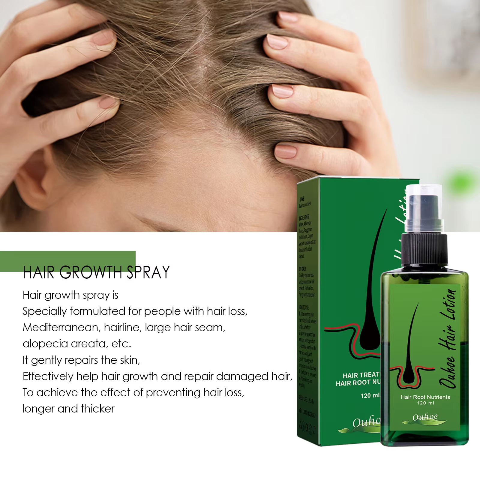 Hair Growth Spray Anti Hair Lo - Growth Factor Serum review and price