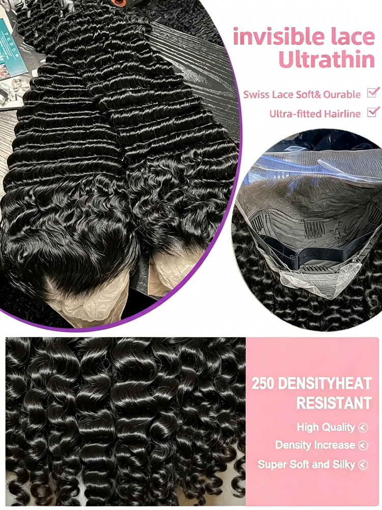 13x6 HD Loose Deep Wave Lace F - Luxury Natural Skincare review and price