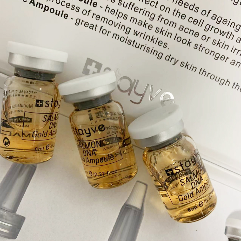 Korea 8ml Salmon DNA Gold Ampo - Growth Factor Serum review and price