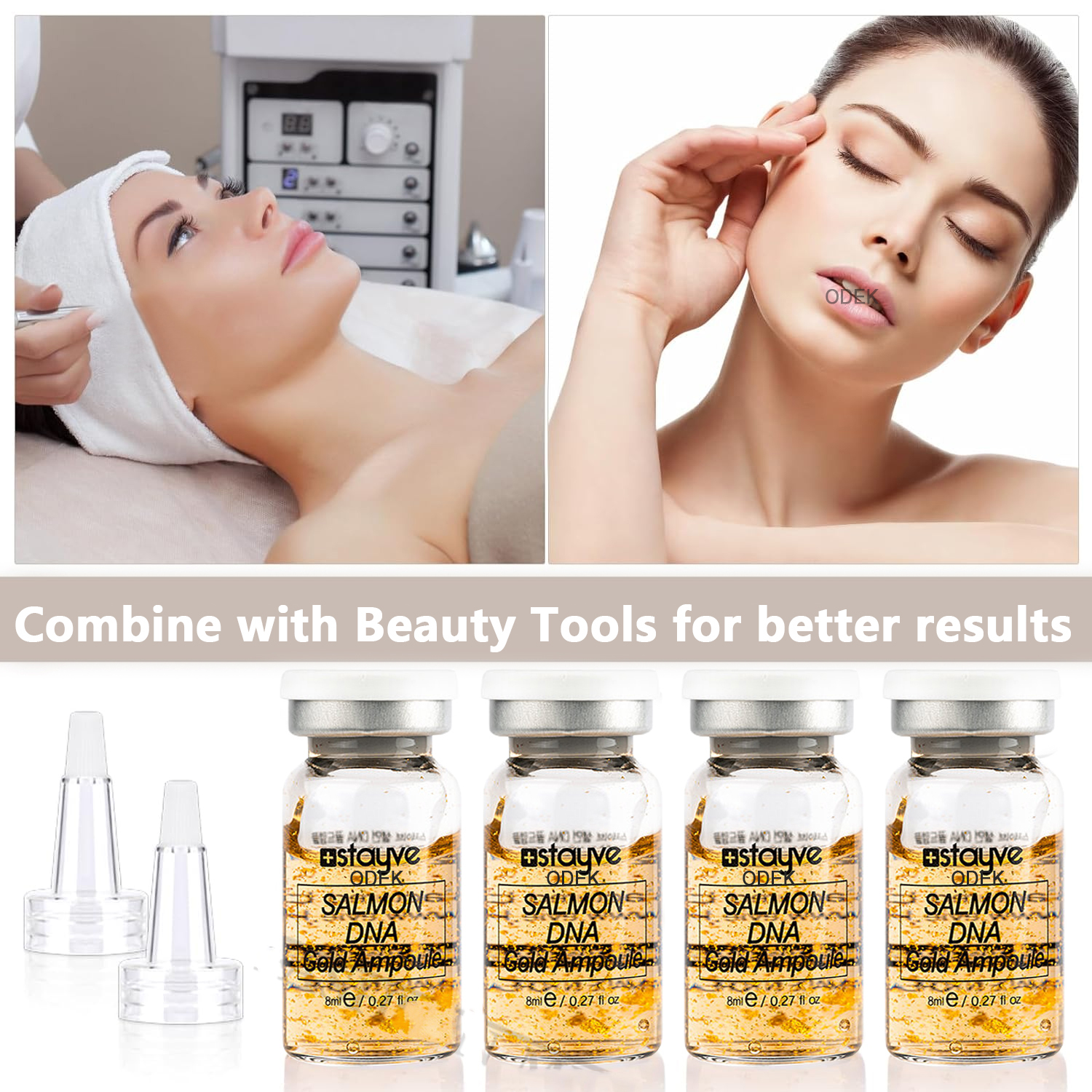 Korea 8ml Salmon DNA Gold Ampo - Growth Factor Serum review and price