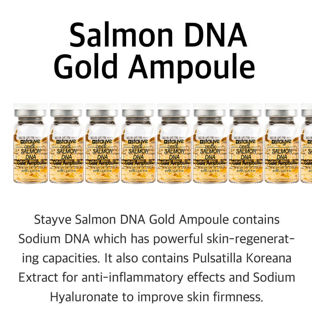 Korea 8ml Salmon DNA Gold Ampo - Growth Factor Serum review and price