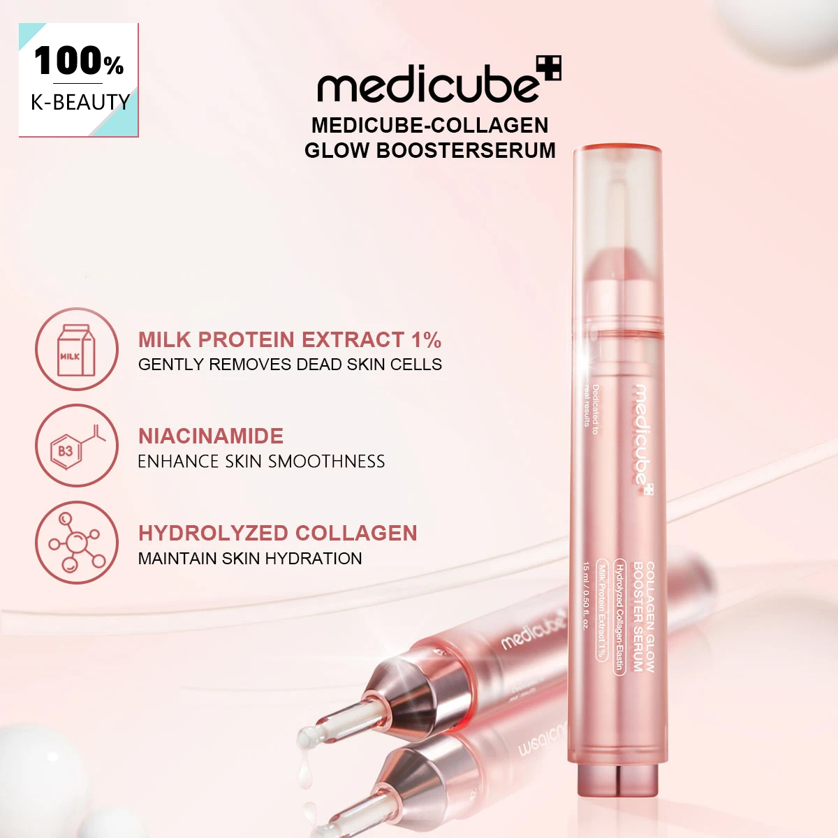 Medicube Collagen Glow Booster - Luxury Skincare Korea review and price