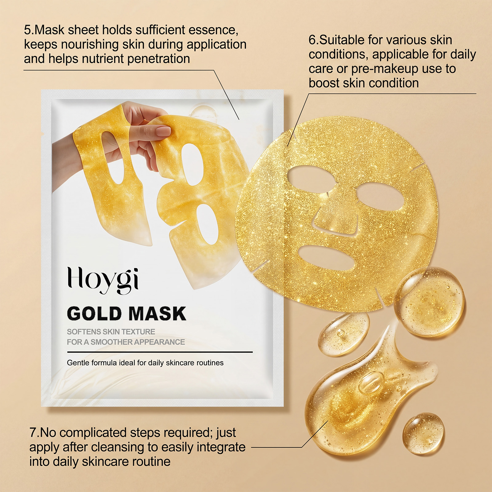 24k Gold Face Mask Niacinamide - Luxury Skincare Lines review and price